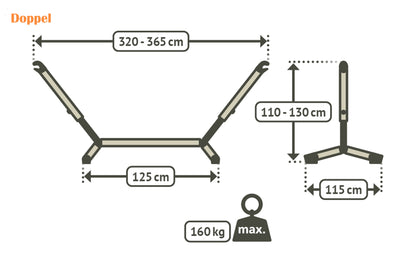 Nautico Gestell für Hängematten